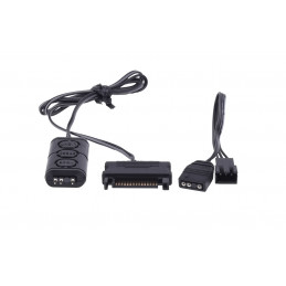Alphacool Aurora Eiscontrol musta