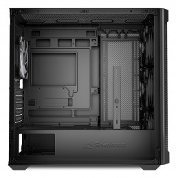 Sharkoon MK4W RGB Strip Micro Tower musta
