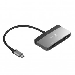 j5create JCA465-N 8K USB-C® - Dual HDMI™ -näyttösovitin