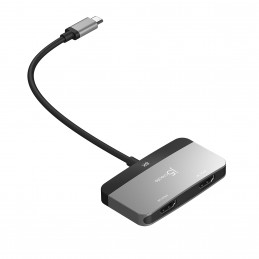 j5create JCA465-N 8K USB-C® - Dual HDMI™ -näyttösovitin