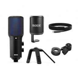 RØDE Rode NT-USB+ musta PC-mikrofoni