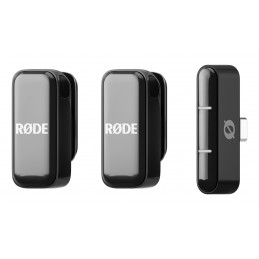 RØDE Wireless Micro musta Paikoilleen napsautettava mikrofoni