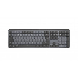 Logitech 920-010753 näppäimistö Office RF Wireless + Bluetooth QWERTY Pohjoismainen Grafiitti, Harmaa