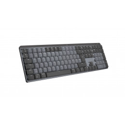 Logitech 920-010753 näppäimistö Office RF Wireless + Bluetooth QWERTY Pohjoismainen Grafiitti, Harmaa