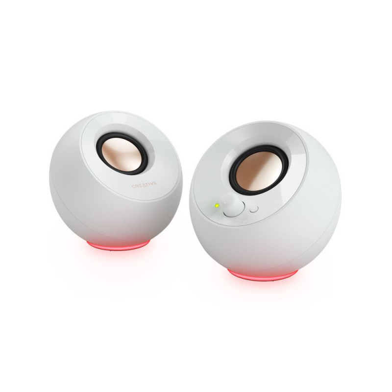 Creative Labs Pebble SE 1-suuntainen Valkoinen Langallinen 4,4 W