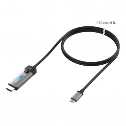 j5create JCC157-N USB-C® - HDMI™ 2.1 8K -kaapeli
