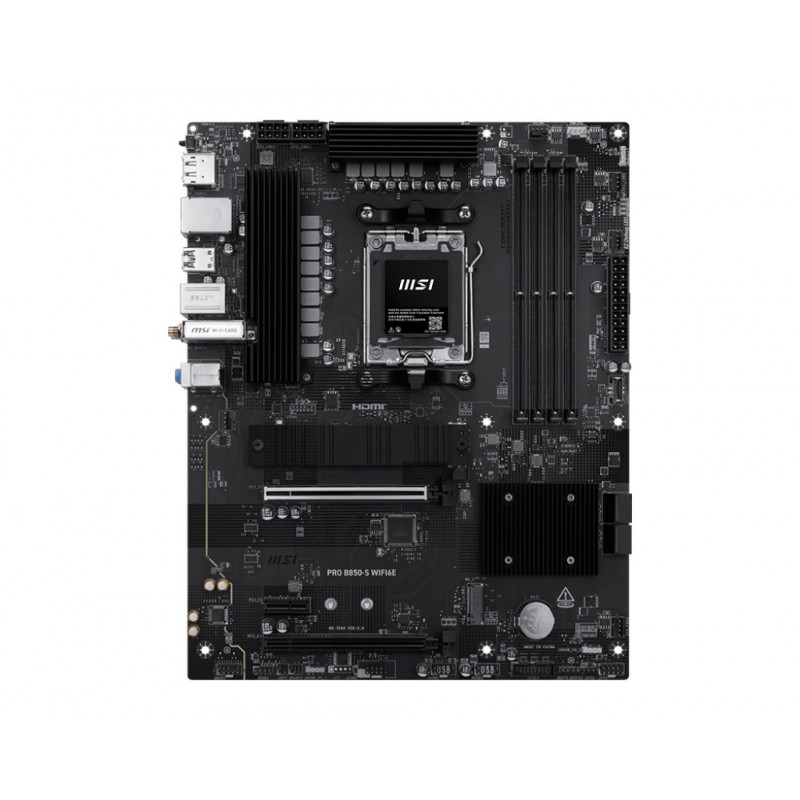 MSI PRO B850-S WIFI6E emolevy AMD B850 Pistoke AM5 ATX