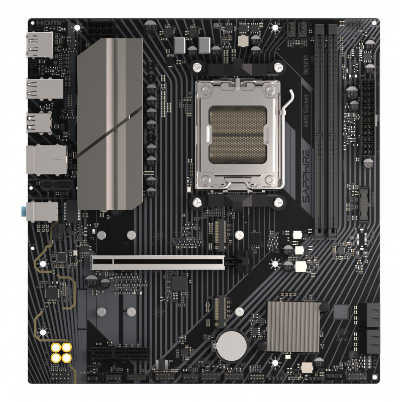 Sapphire B650M-E AMD B650 Pistoke AM5 mikro ATX