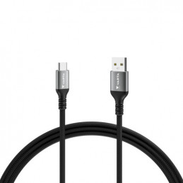 Varta 57935 USB-kaapeli 2 m USB A USB C musta, Harmaa