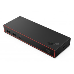 Lenovo ThinkPad USB4 Smart Dock 5500 with 135W Adapter Langallinen musta