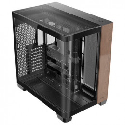 Antec C8 Curve Wood Full Tower musta, Läpinäkyvä, Puu