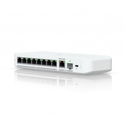 Ubiquiti UniFi Flex 2.5G Hallittu L2 2.5G Ethernet (100 1000 2500) Työpöytä- seinäkiinnitys Valkoinen