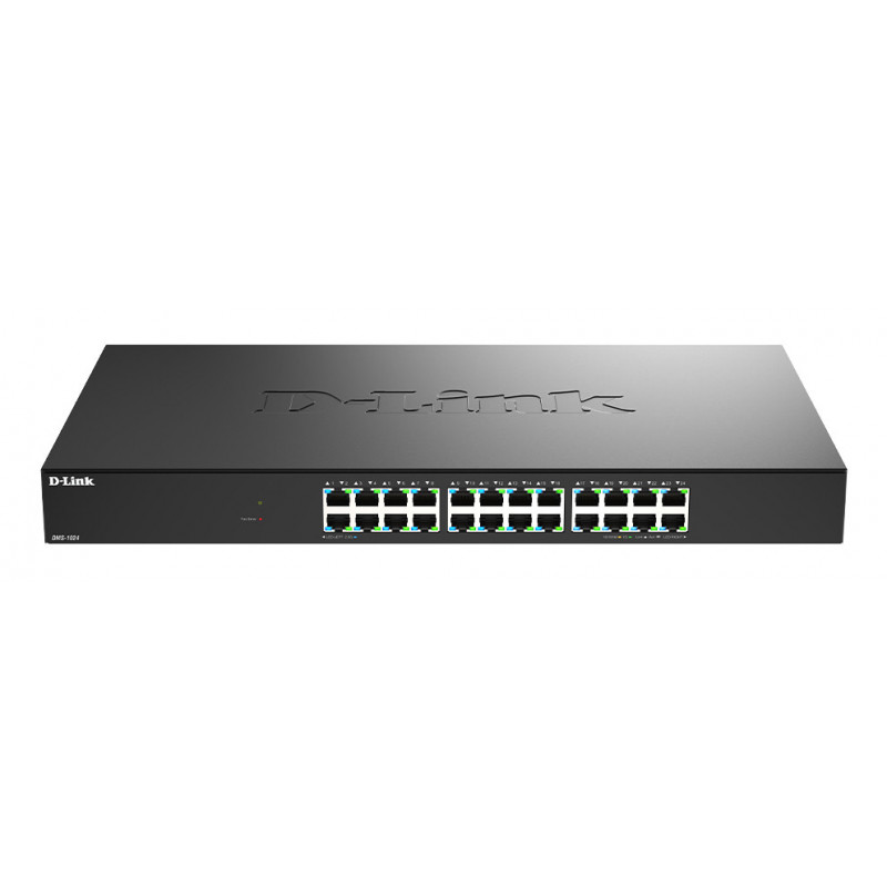D-Link DMS-1024 Hallitsematon 2.5G Ethernet (100 1000 2500) musta