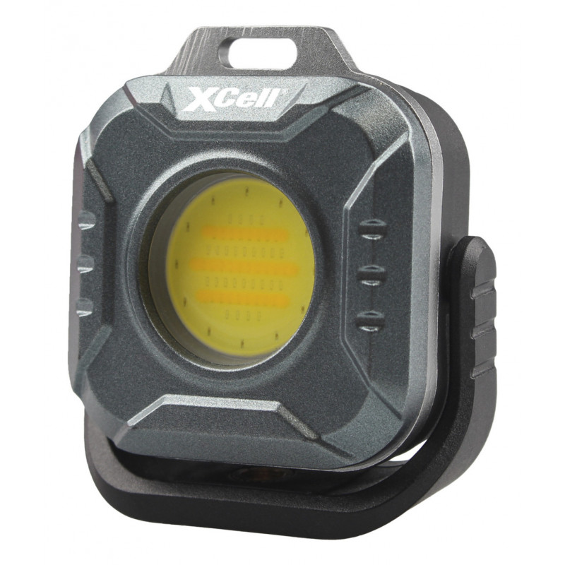 XCell Worklight CUBE musta, Harmaa Yleistaskulamppu LED