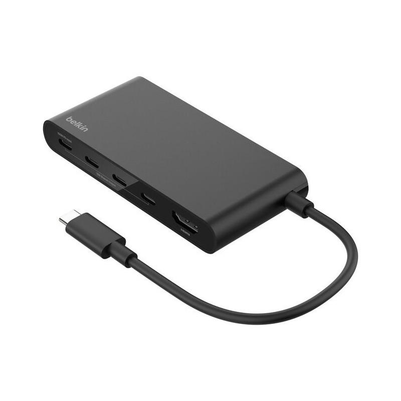 Belkin AVC021HQBK keskitin USB Type-C 10000 Mbit s musta
