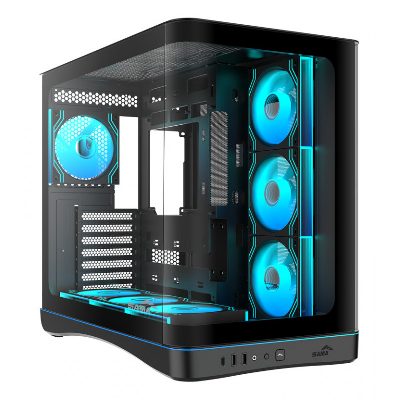SAMA Gears V62 Midi Tower musta