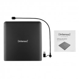 Intenso EOD 500BD Slim levyasemat Blu-Ray ROM Musta