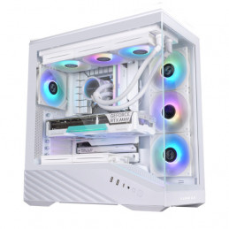 Lian Li Vector V100 Midi Tower Musta, Läpinäkyvä