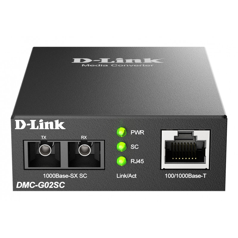 D-Link DMC-G02SC B verkon mediamuunnin 1000 Mbit s Monitila