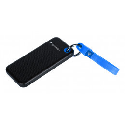 Verbatim Pocket SSD 512 GB USB Type-C 3.2 Gen 2 (3.1 Gen 2) Musta, Sininen