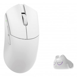WLmouse BG-M-WHITE hiiri Pelaaminen Molempikätinen Langaton RF Optinen 30000 DPI