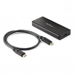 StarTech.com M2E1BRU31C tallennusaseman kotelo SSD-kotelo Musta M.2