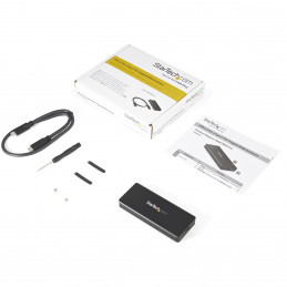 StarTech.com M2E1BRU31C tallennusaseman kotelo SSD-kotelo Musta M.2