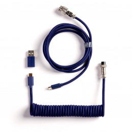 Keychron Coiled Aviator Cable 8K Sininen 176 m