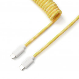Keychron Coiled Aviator Cable 8K Keltainen 176 m