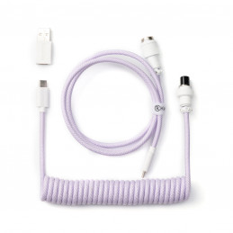 Keychron Coiled Aviator Cable 8K Purppura 176 m
