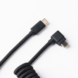 Keychron Coiled Aviator Cable 8K Musta 176 m