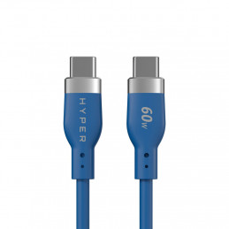 Targus HyperJuice Flex USB-kaapeli USB 2.0 1,5 m USB C 0,48 Gbit s 60 W Sininen