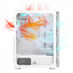 Montech X3 GLASS Midi Tower Valkoinen