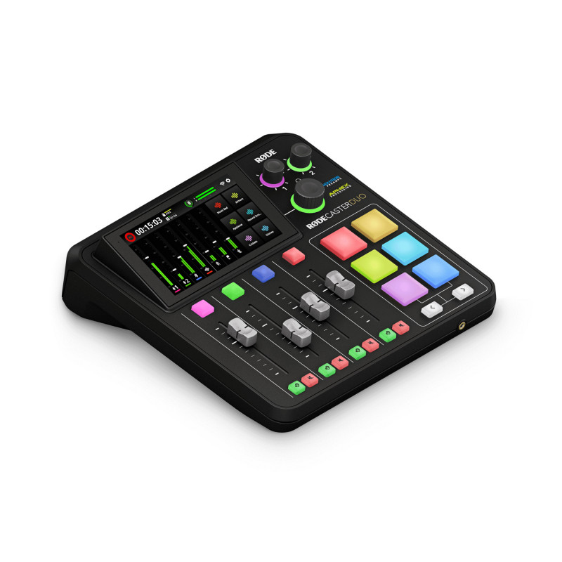 RØDE Caster Duo Musta 23 painikkeet