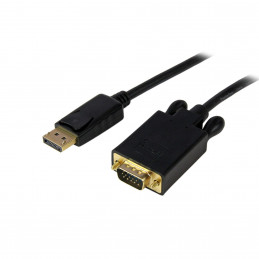 StarTech.com DP2VGAMM10B videokaapeli-adapteri 3 m DisplayPort VGA (D-Sub) Musta