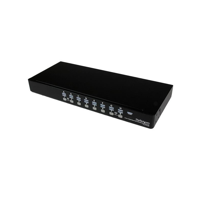 StarTech.com SV1631DUSBU KVM-kytkin Telineasennus Musta