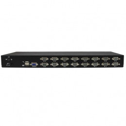 StarTech.com SV1631DUSBU KVM-kytkin Telineasennus Musta