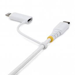 StarTech.com 2M-U2-LNTC-CABLE USB-kaapeli USB C 0,48 Gbit s 60 W Valkoinen