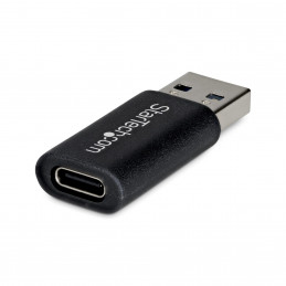 StarTech.com U32-AMCF-USBADAPTER kaapelin sukupuolenvaihtaja USB-A USB-C Musta