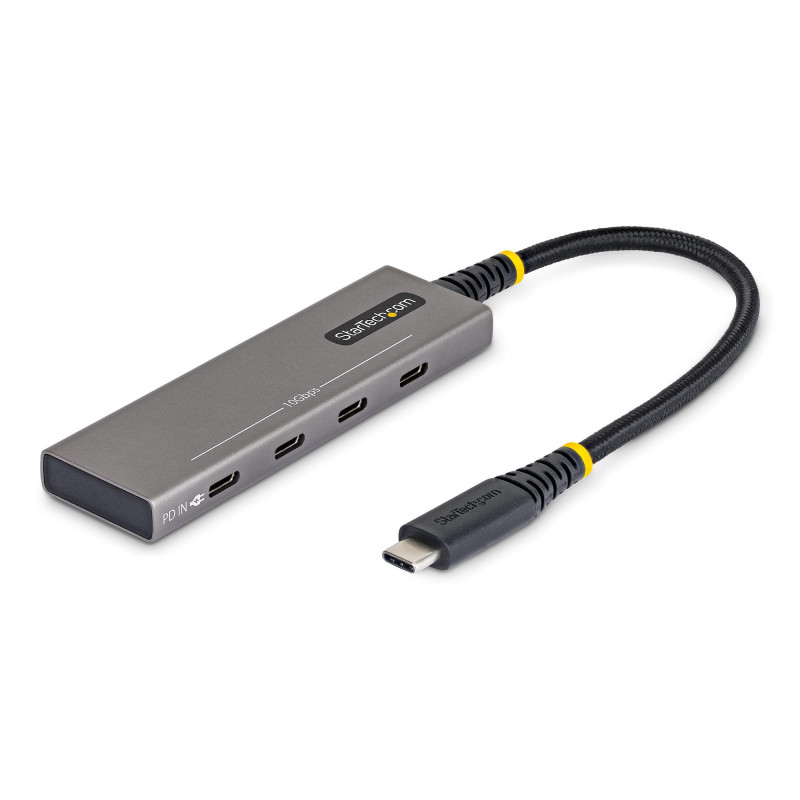 StarTech.com 309B-USBC-HUB keskitin USB 3.2 Gen 2 (3.1 Gen 2) Type-C 10000 Mbit s Harmaa