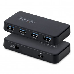 StarTech.com ST4300USB3V2-UE keskitin USB 3.2 Gen 1 (3.1 Gen 1) Type-C 5000 Mbit s Musta