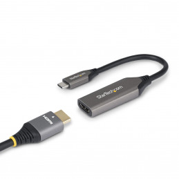 StarTech.com 112B-USBC-HDMI21 videokaapeli-adapteri 0,2 m USB Type-C HDMI-tyyppi A (vakio) Harmaa