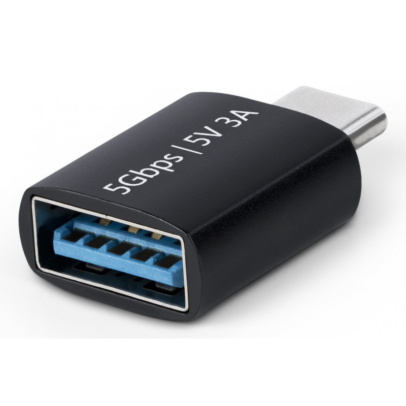 StarTech.com USB31CAADGCP kaapelin sukupuolenvaihtaja USB Type-C USB Type-A Musta