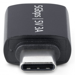 StarTech.com USB31CAADGCP kaapelin sukupuolenvaihtaja USB Type-C USB Type-A Musta