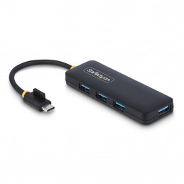 StarTech.com H5C4A-USB-HUB keskitin USB 3.2 Gen 1 (3.1 Gen 1) Type-C 5000 Mbit s Musta