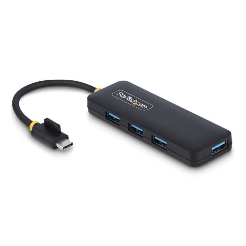 StarTech.com H5C4A-USB-HUB keskitin USB 3.2 Gen 1 (3.1 Gen 1) Type-C 5000 Mbit s Musta