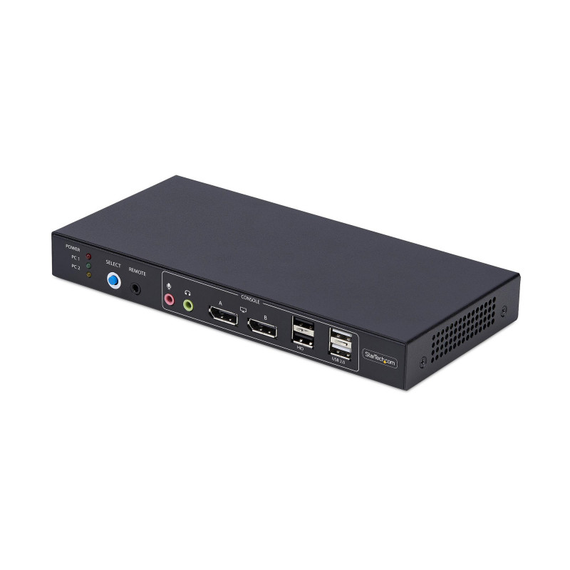 StarTech.com P2ADD121D-KVM-SWITCH KVM-kytkin Musta