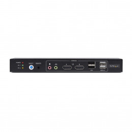 StarTech.com P2ADD121D-KVM-SWITCH KVM-kytkin Musta