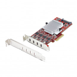 StarTech.com P10Q4C-USB-CARD-LP liitäntäkortti -sovitin Sisäinen USB 3.2 Gen 2 (3.1 Gen 2)