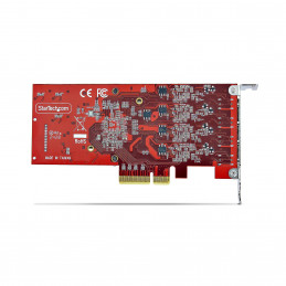 StarTech.com P10Q4C-USB-CARD-LP liitäntäkortti -sovitin Sisäinen USB 3.2 Gen 2 (3.1 Gen 2)